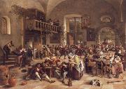 Jan Steen Interior of an inn oil painting picture wholesale